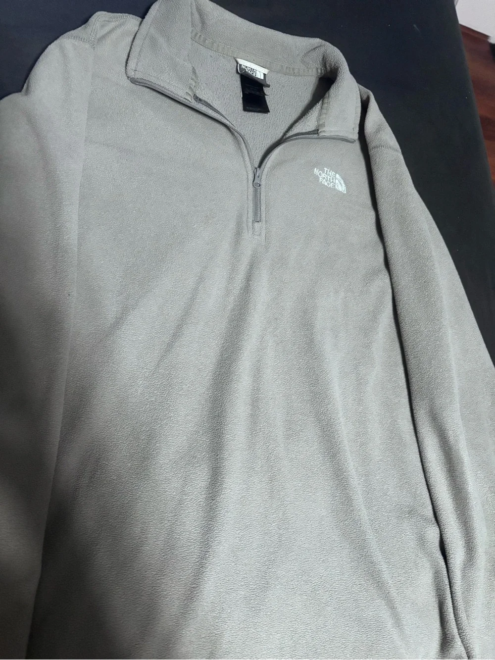 The North Face Men’s Gray Half-Zip Fleece Pullover